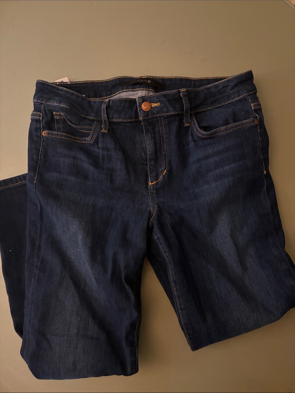 Joe's Jeans Women's Straight Leg Dark Blue Stretch Denim